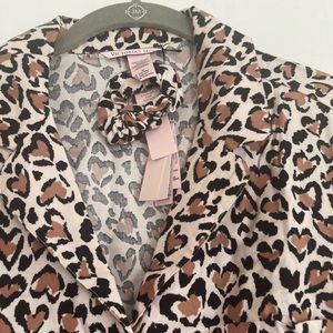 Victoria secret button up pajama top - NWT